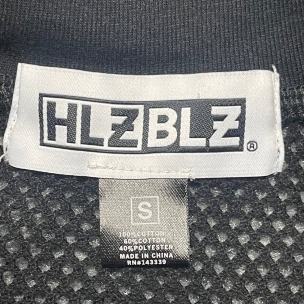 HLZBLZ Women Crop Top Boys Will Be Boys Black White Color Block Long Sleeve S - Picture 2 of 6